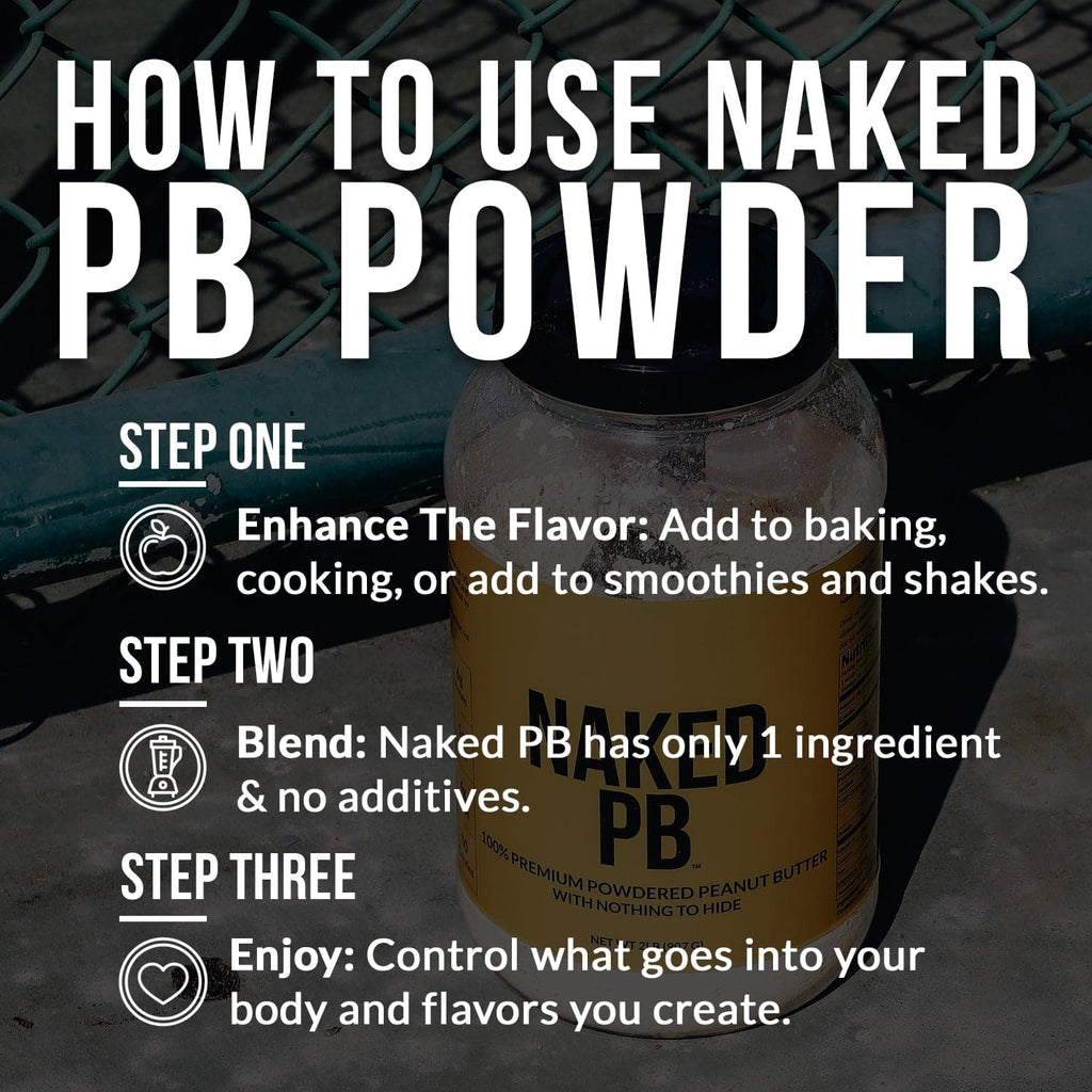 Powdered Peanut Butter - PB - 1.5 LB for Easy Mixing at Home or On the Go