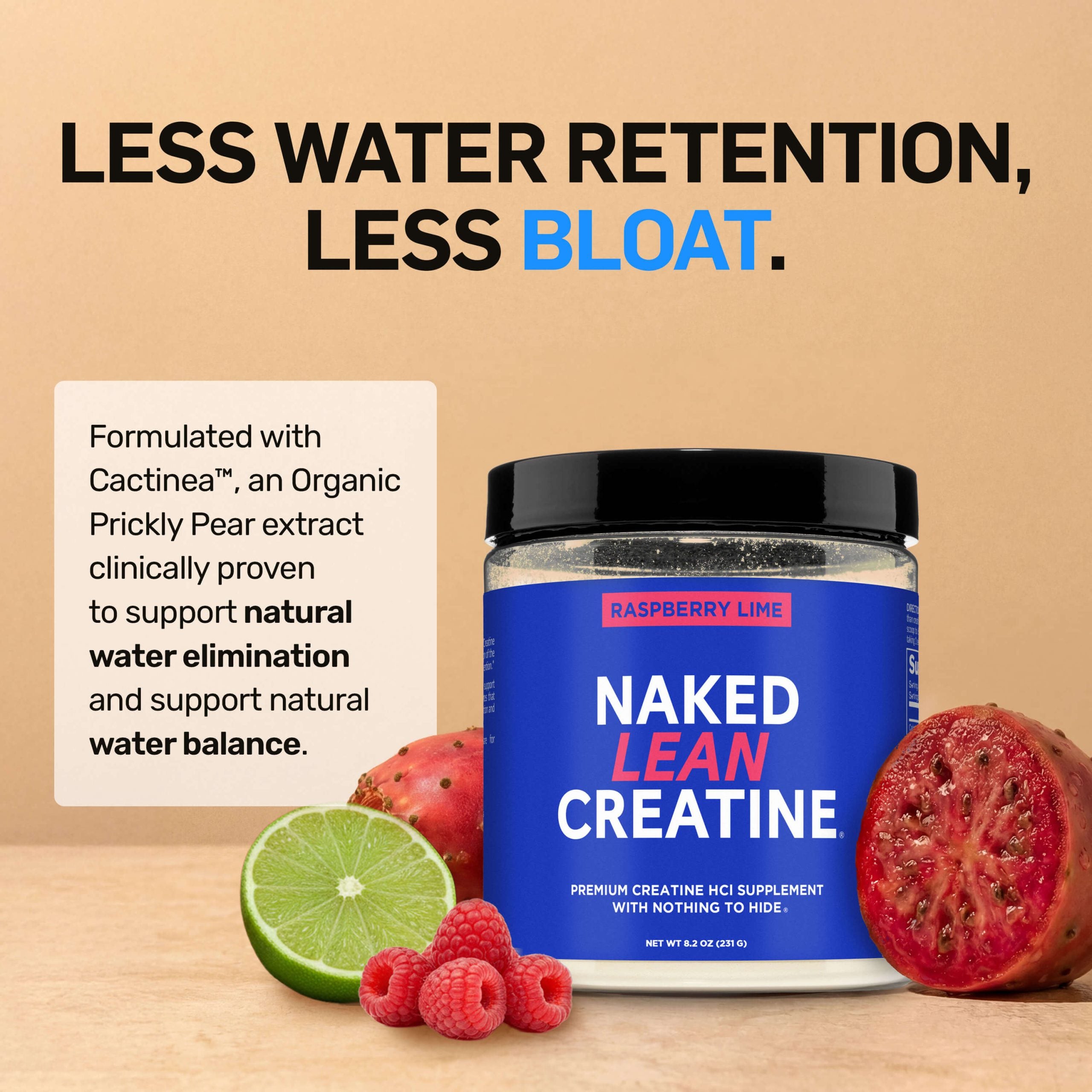 Raspberry Lime Creatine HCl Powder - Raspberry Lime with an Easy - Mix Workout Format