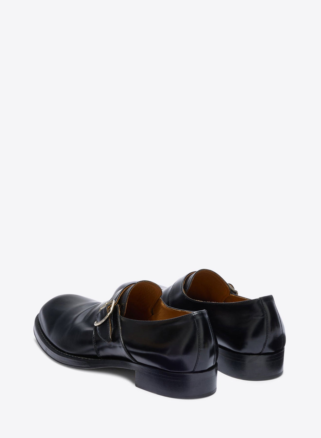Leather Monk-Strap Shoes