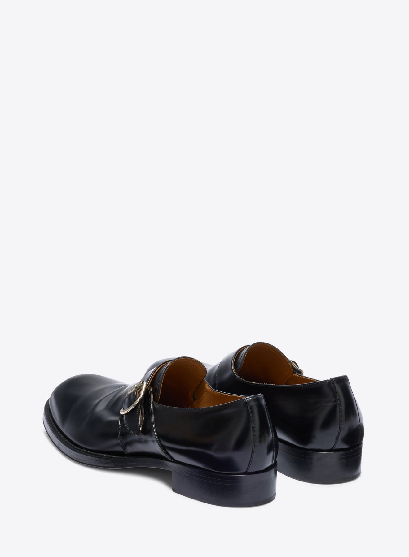 Leather Monk-Strap Shoes