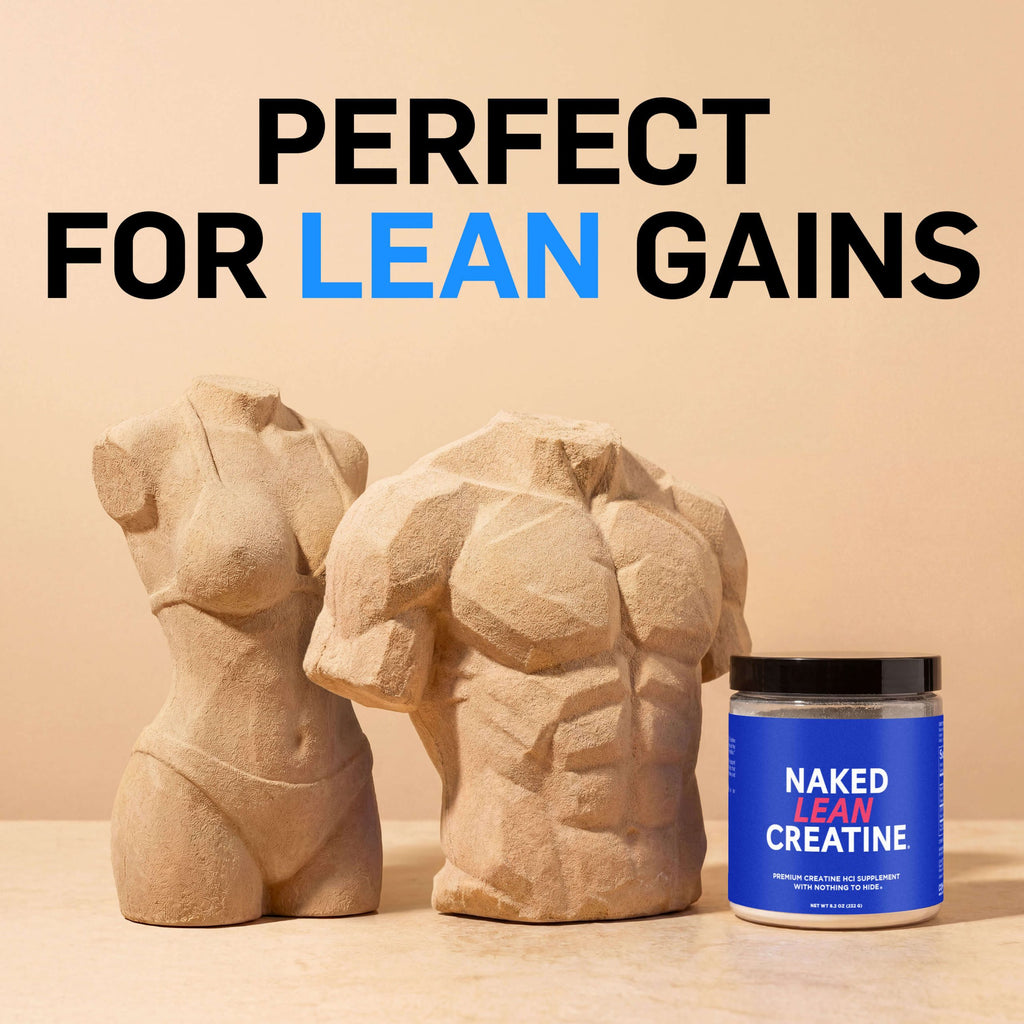 Creatine HCl Powder - Unflavored with an Easy - Mix Workout Format