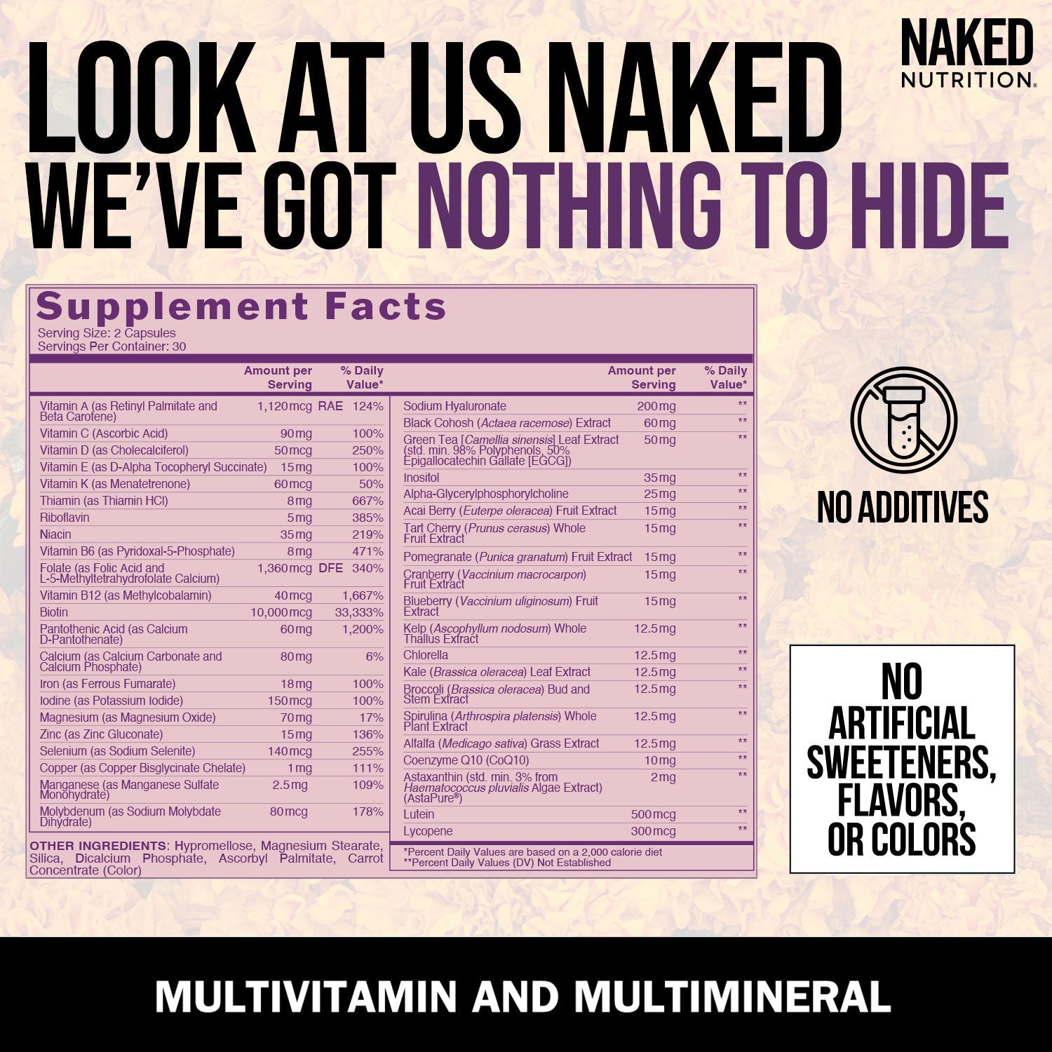 Multivitamin for Women - Womens for Convenient Home or Travel Use