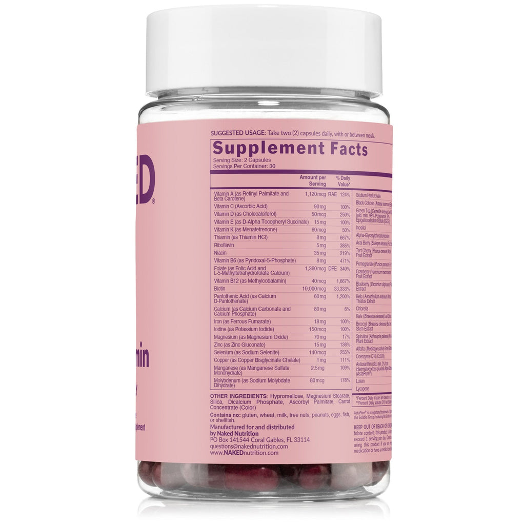 Multivitamin for Women - Womens for Convenient Home or Travel Use