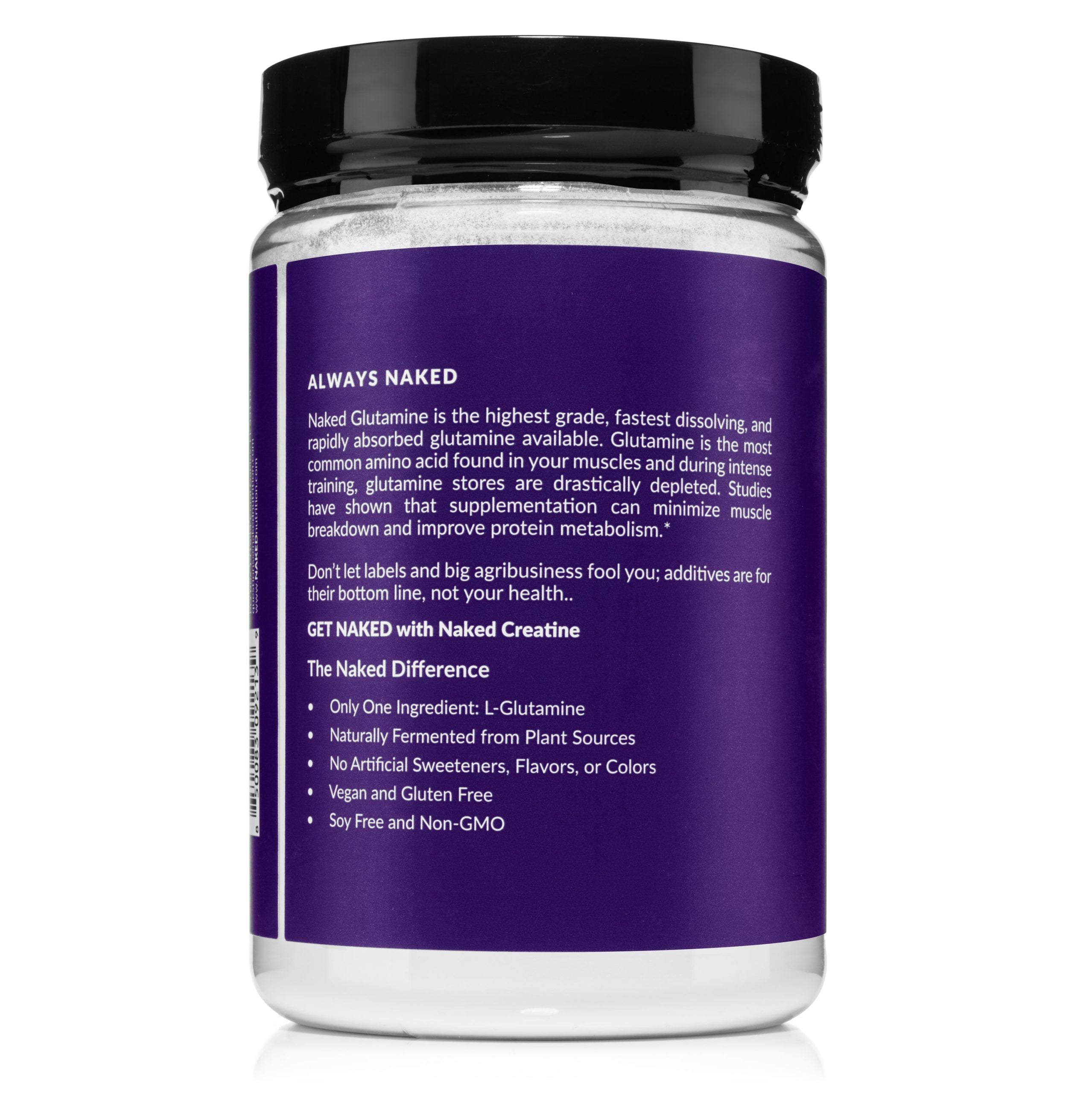 Glutamine Powder - 1.1LB with an Easy - Mix Workout Format