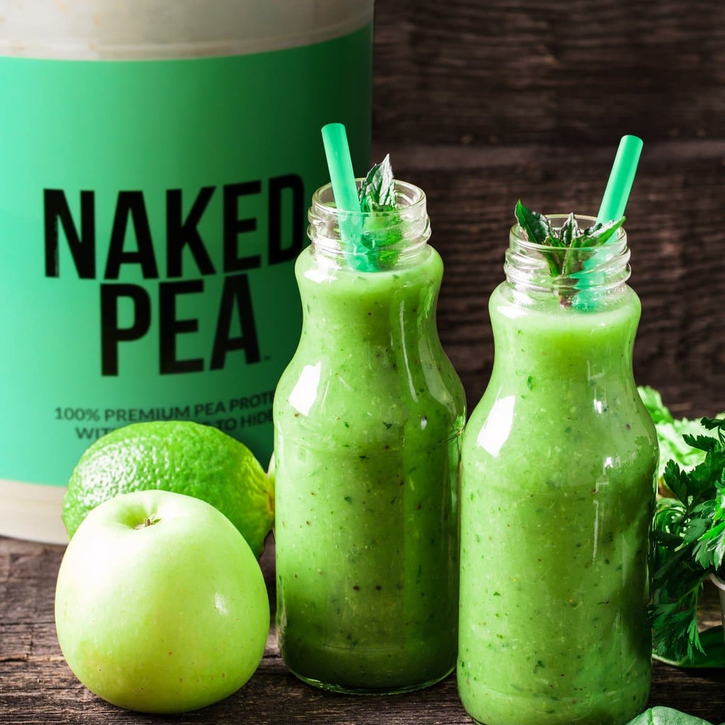 Vanilla Pea Protein Powder - Vanilla - Standard Size for Easy Mixing at Home or On the Go