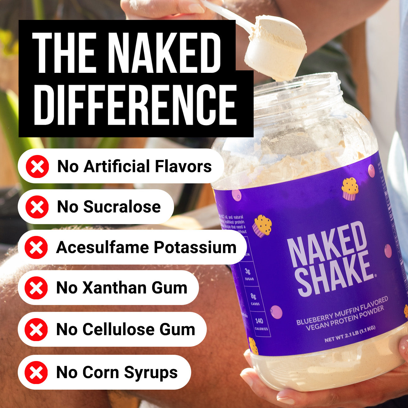 Blueberry Muffin Protein Shake - Blueberry Muffin with a Convenient Shake - Friendly Formula