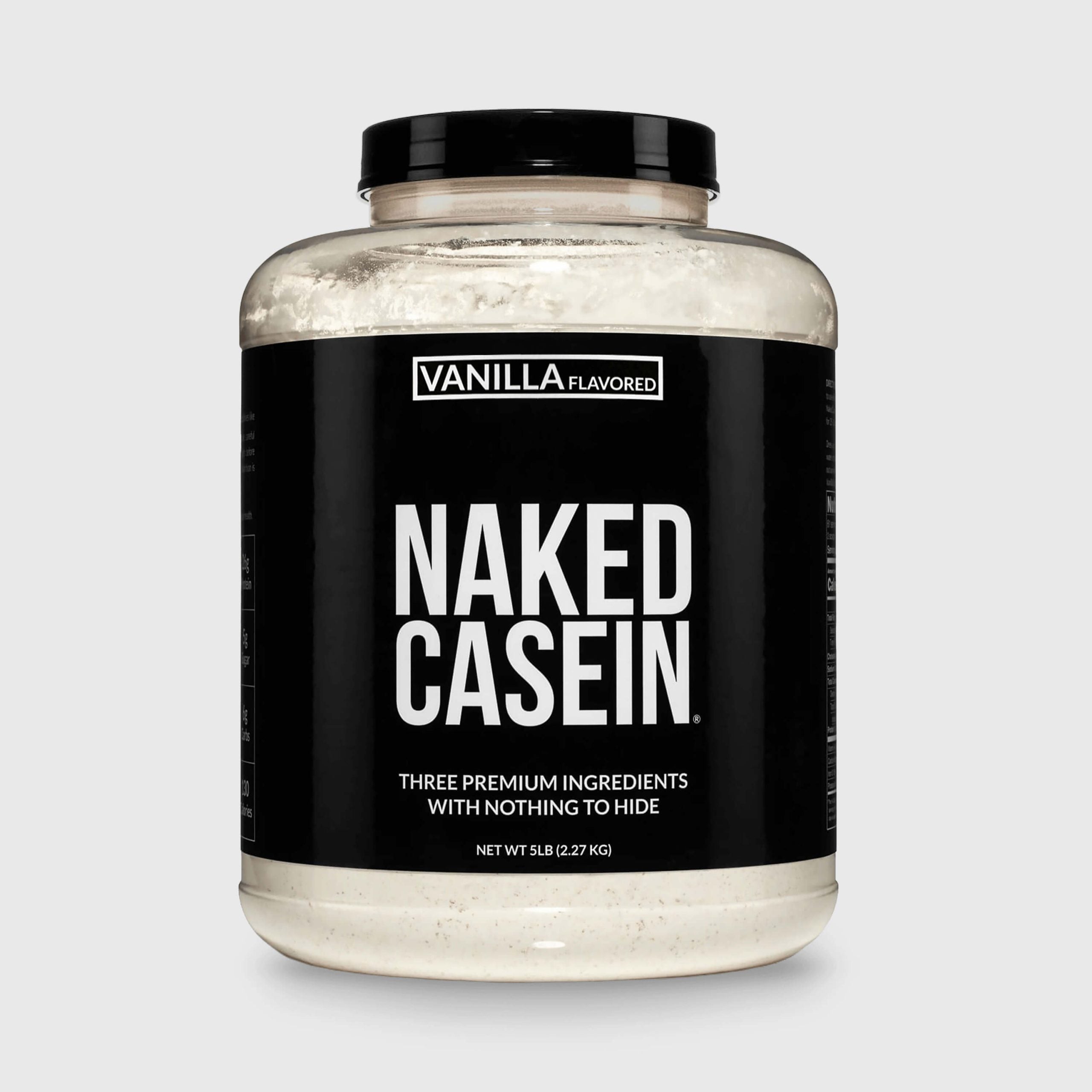 Vanilla Casein Protein Powder - Vanilla - Value Size for Easy Mixing at Home or On the Go