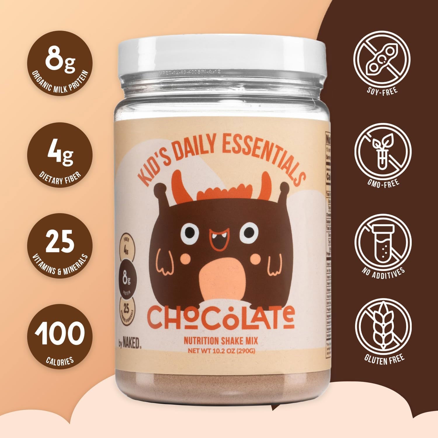 Kids Nutrition Shake - Chocolate Formula for Easy Everyday Family Routines