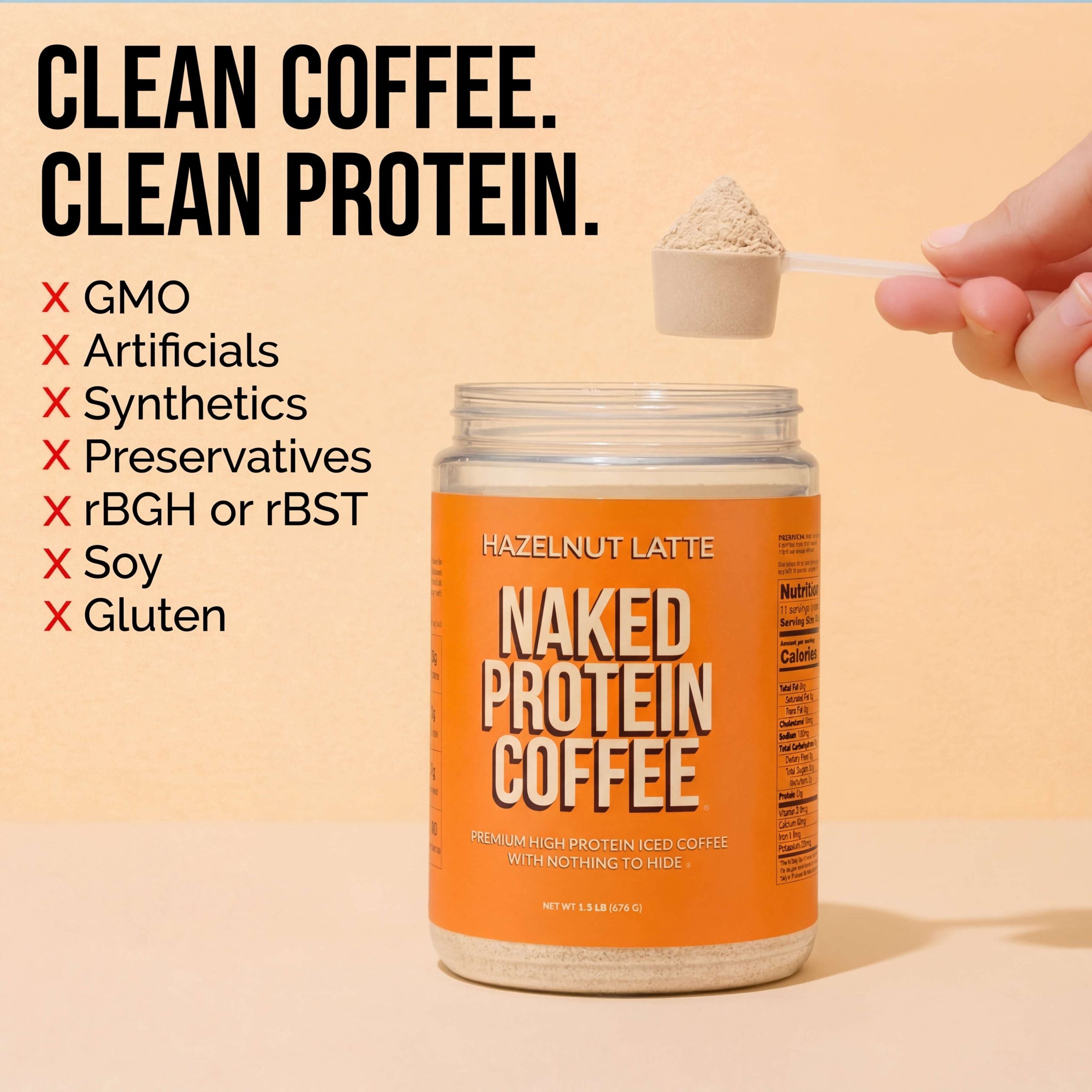 Hazelnut Latte Protein Iced Coffee - Hazelnut Latte with a Convenient Coffee Protein Blend