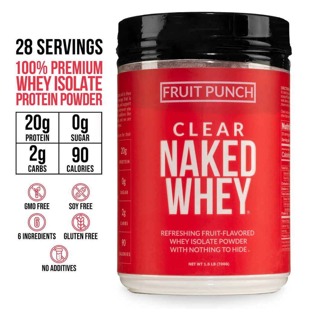 Fruit Punch Whey Protein Isolate - Fruit Punch for Easy and Consistent Daily Use