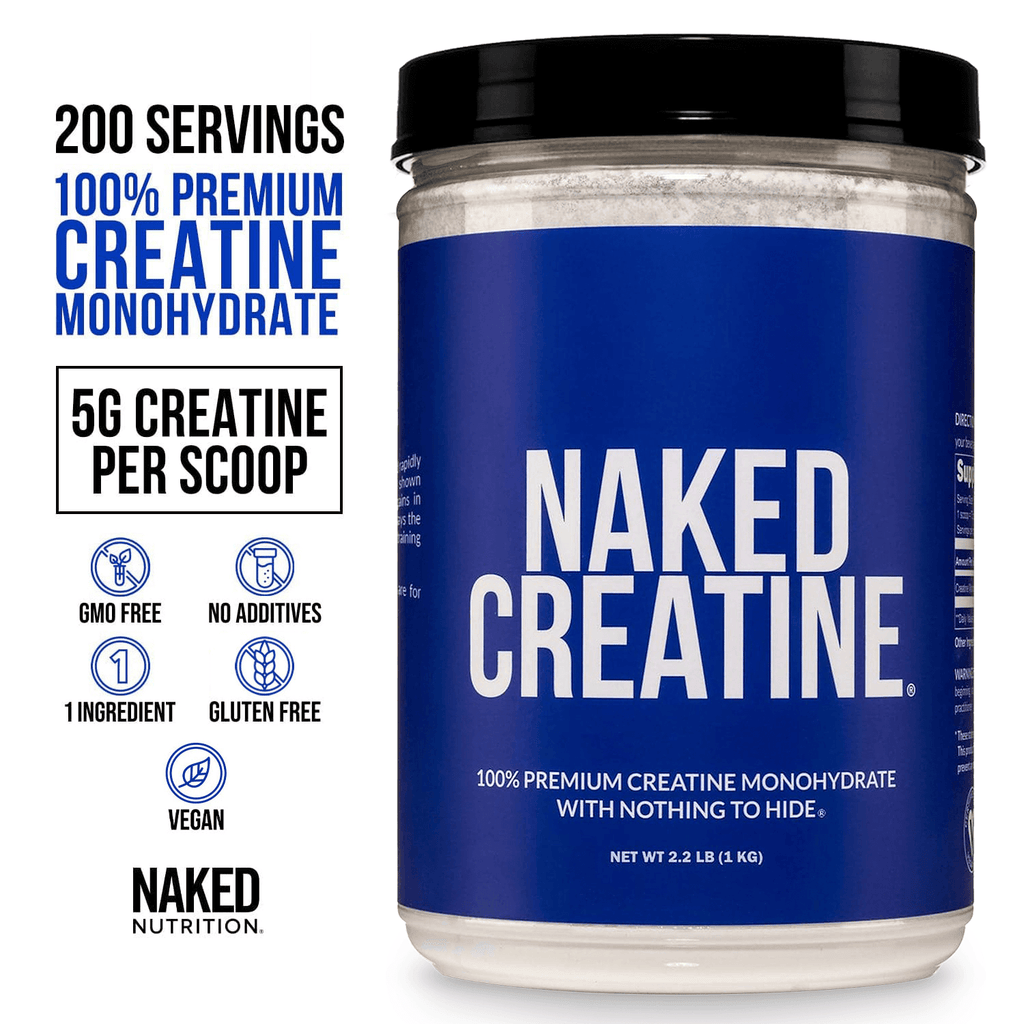 Creatine Monohydrate Powder - Unflavored - Value Size with an Easy - Mix Workout Format