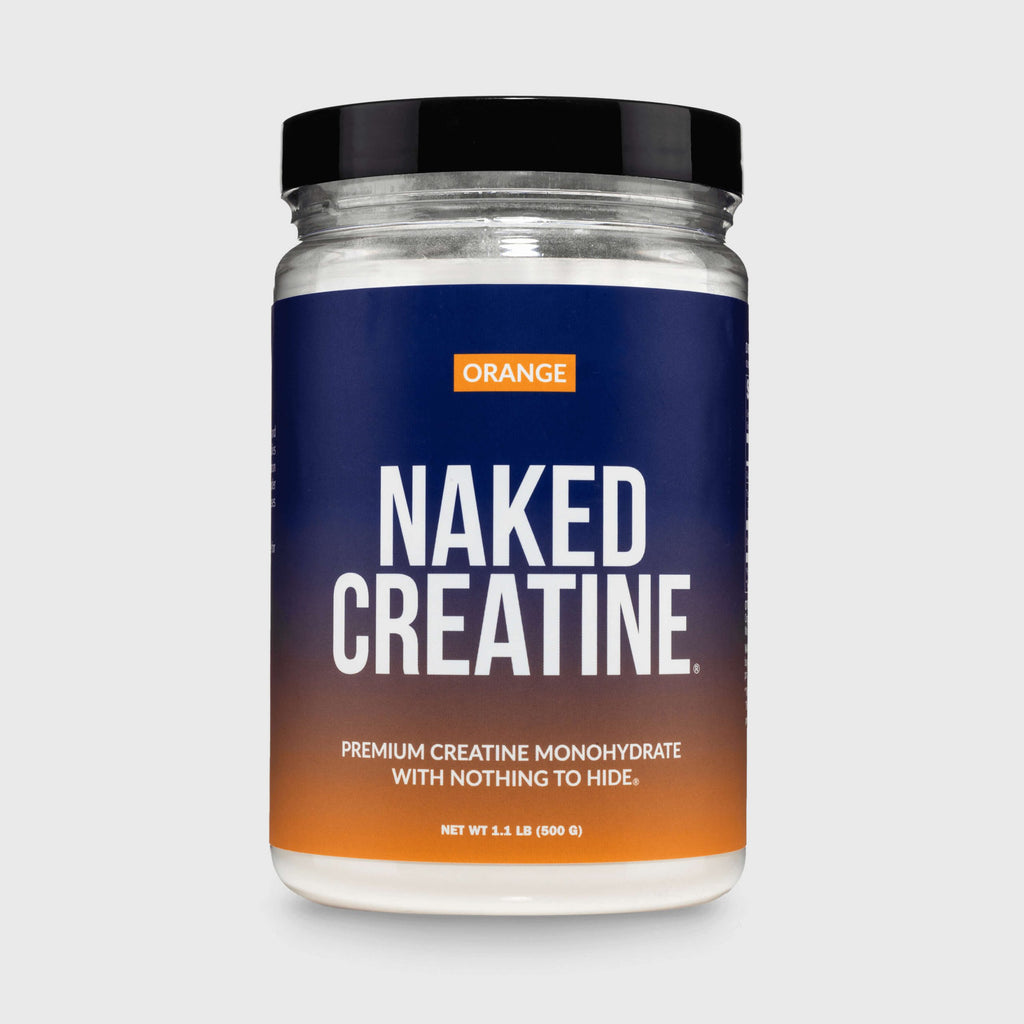 Orange Creatine Monohydrate Powder - Orange with an Easy - Mix Workout Format