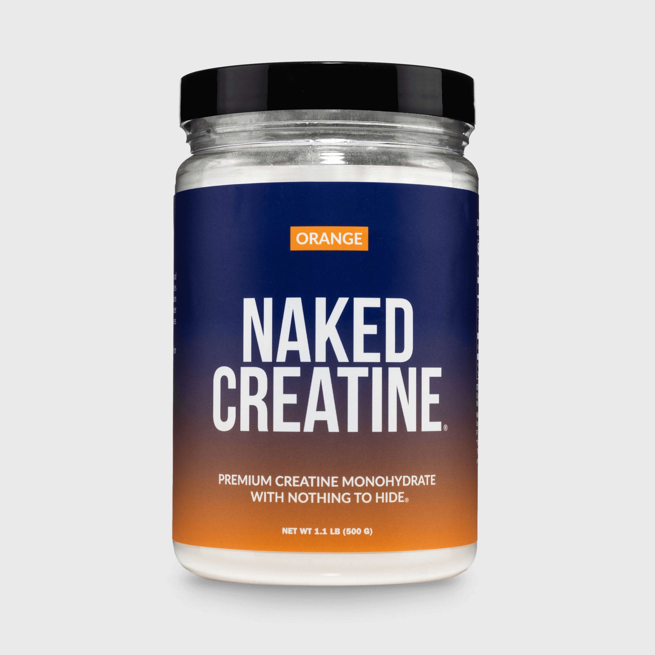 Orange Creatine Monohydrate Powder - Orange with an Easy - Mix Workout Format