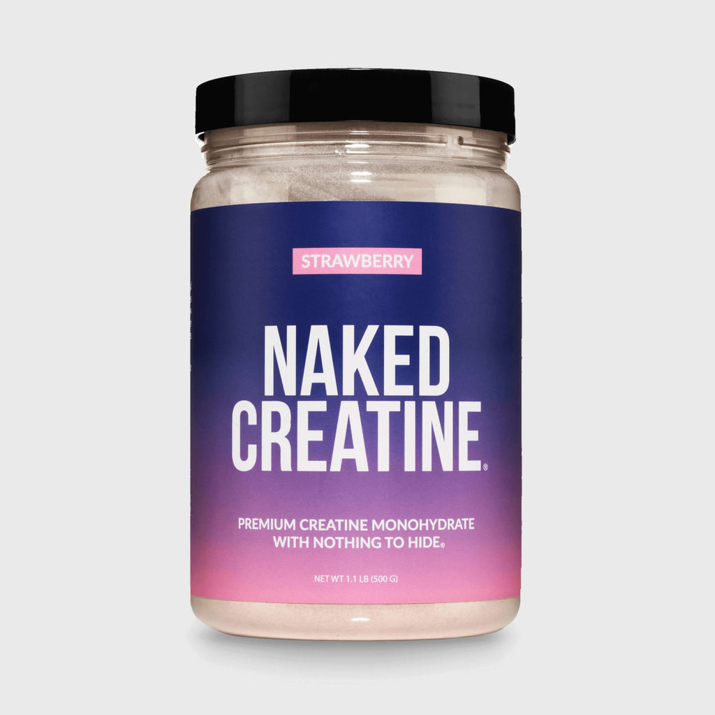 Strawberry Creatine Monohydrate Powder - Strawberry with an Easy - Mix Workout Format
