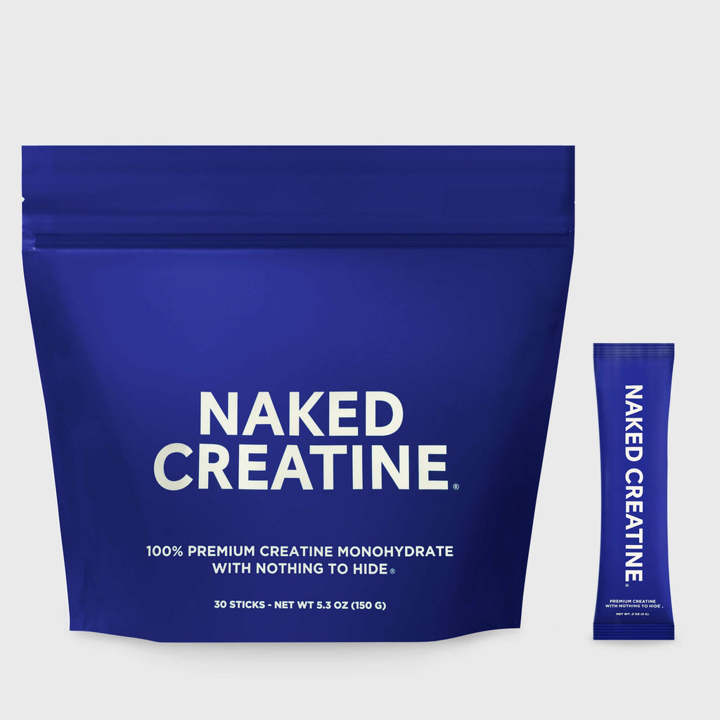 Creatine Travel Packets - Unflavored Sticks with an Easy - Mix Workout Format
