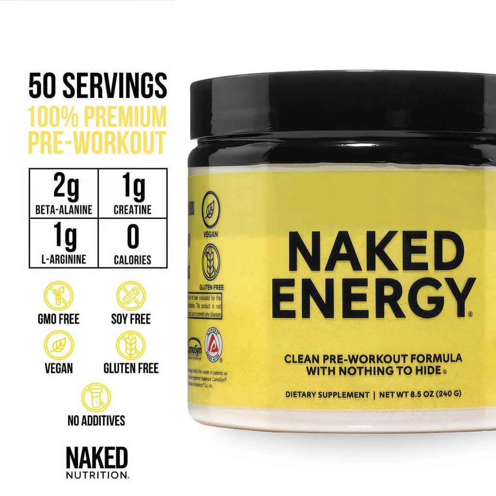 Pre Workout Supplement - Unflavored with an Easy - Mix Workout Format