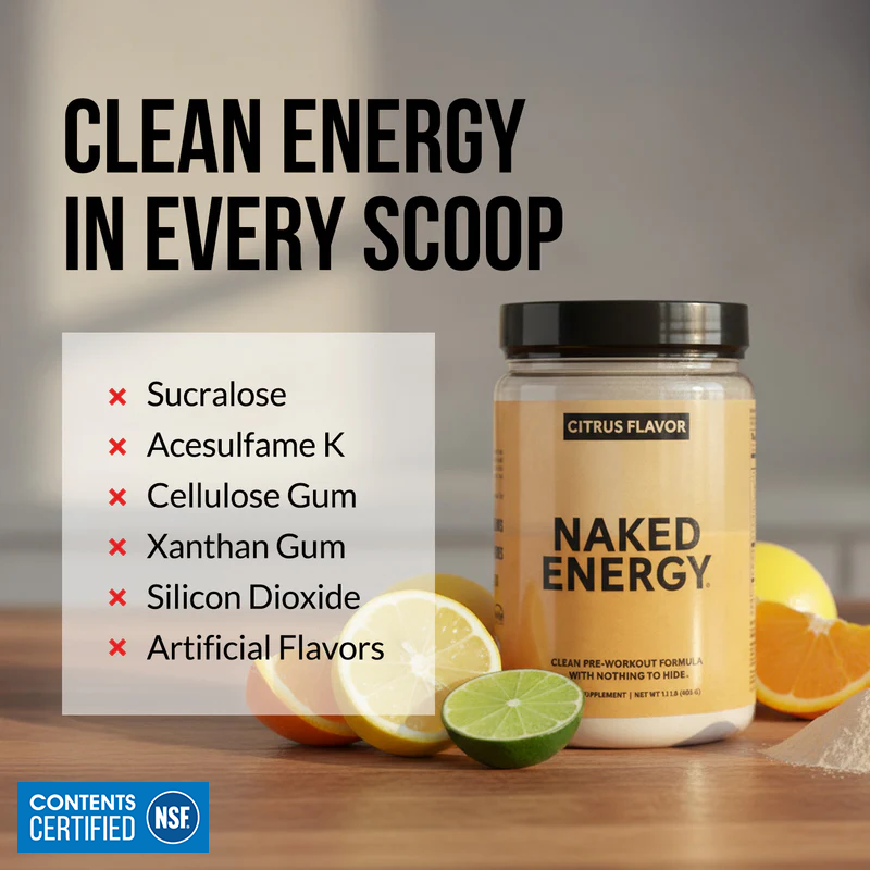 Citrus Pre Workout Supplement - Citrus with an Easy - Mix Workout Format