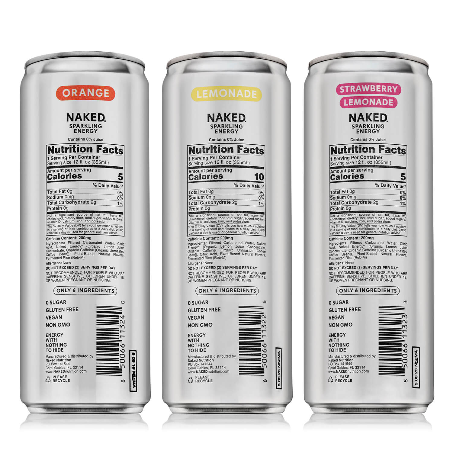 Sparkling Energy Sample Kits - Sample Pack with a Convenient Shake - Friendly Formula