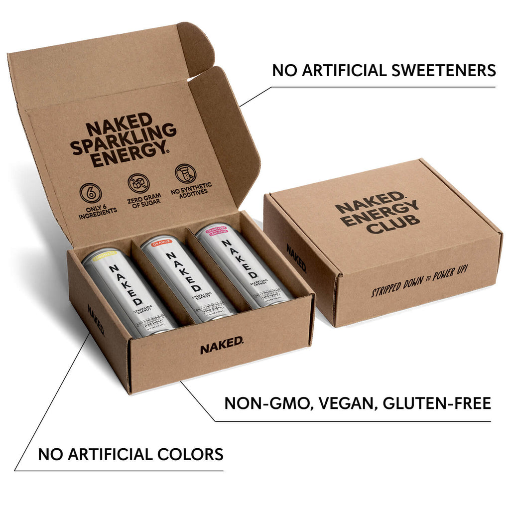Sparkling Energy Sample Kits - Sample Pack with a Convenient Shake - Friendly Formula