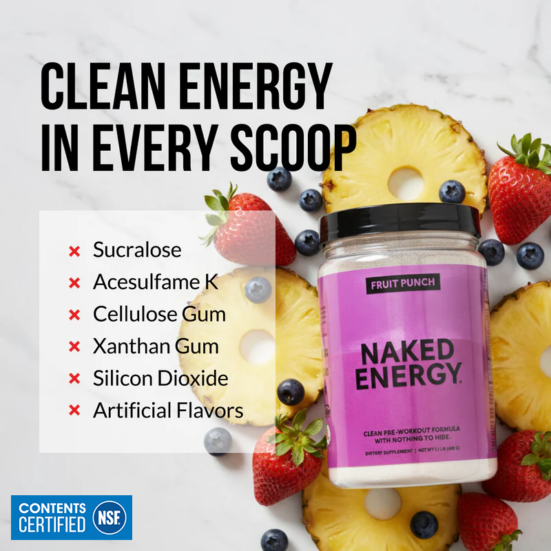 Fruit Punch Pre Workout Supplement - Fruit Punch with an Easy - Mix Workout Format