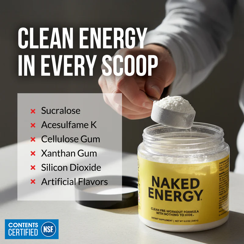 Pre Workout Supplement - Unflavored with an Easy - Mix Workout Format