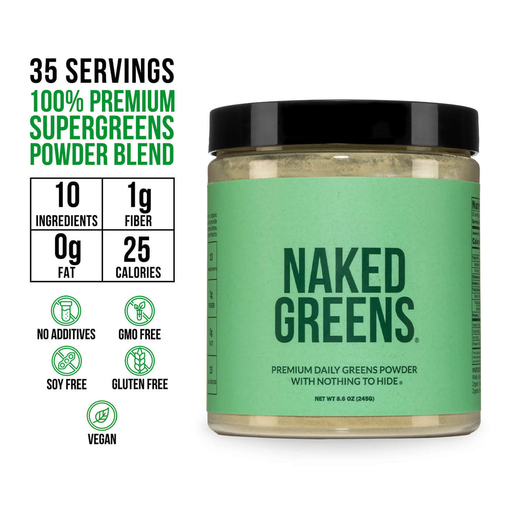 Organic Greens, Prebiotic and Probiotic Powder for Easy and Consistent Daily Use