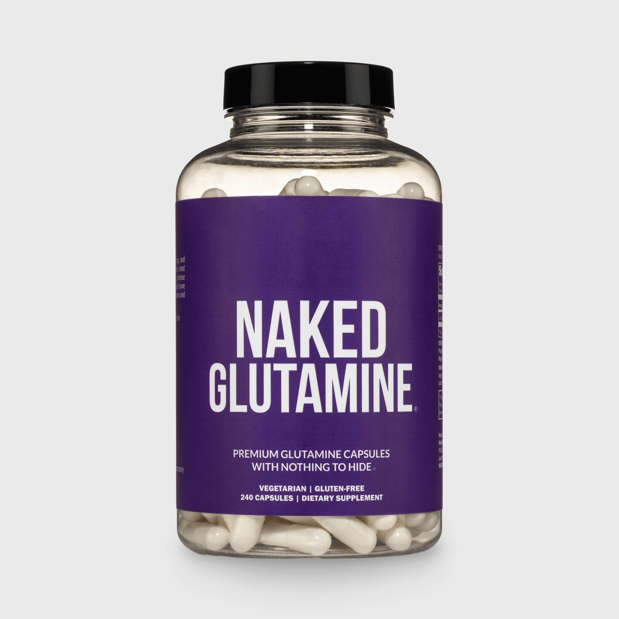 Glutamine Capsules - Capsules with an Easy - Mix Workout Format