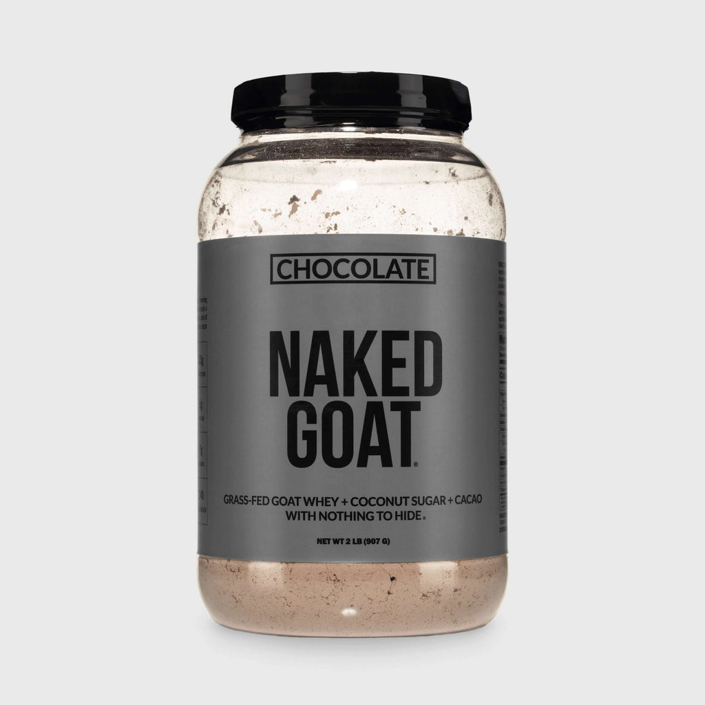 Chocolate Goat Whey Protein Powder - Chocolate for Easy Mixing at Home or On the Go