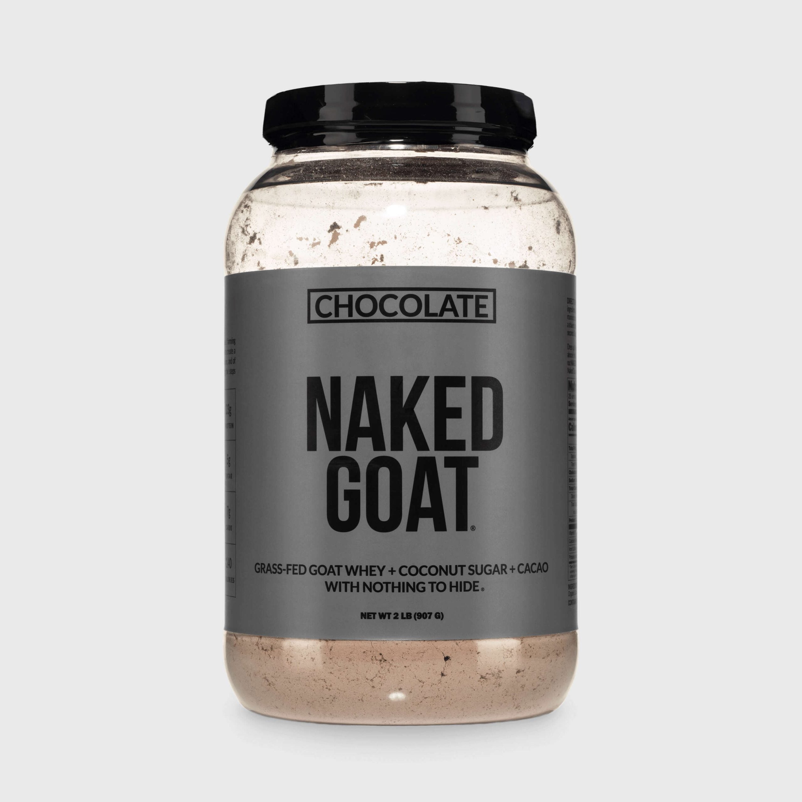 Chocolate Goat Whey Protein Powder - Chocolate for Easy Mixing at Home or On the Go