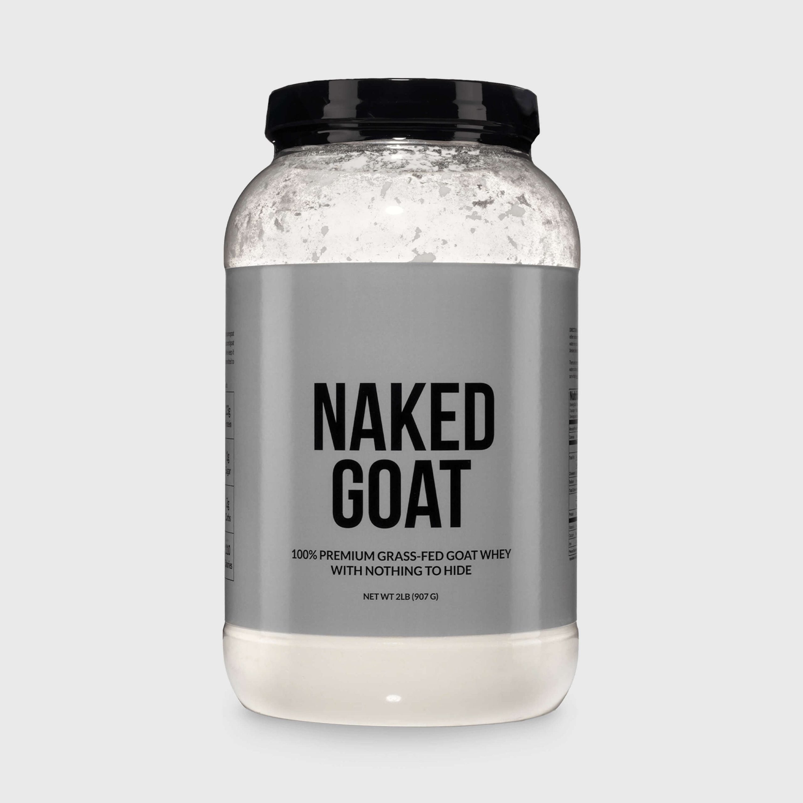 Goat Whey Protein Powder - Unflavored for Easy Mixing at Home or On the Go