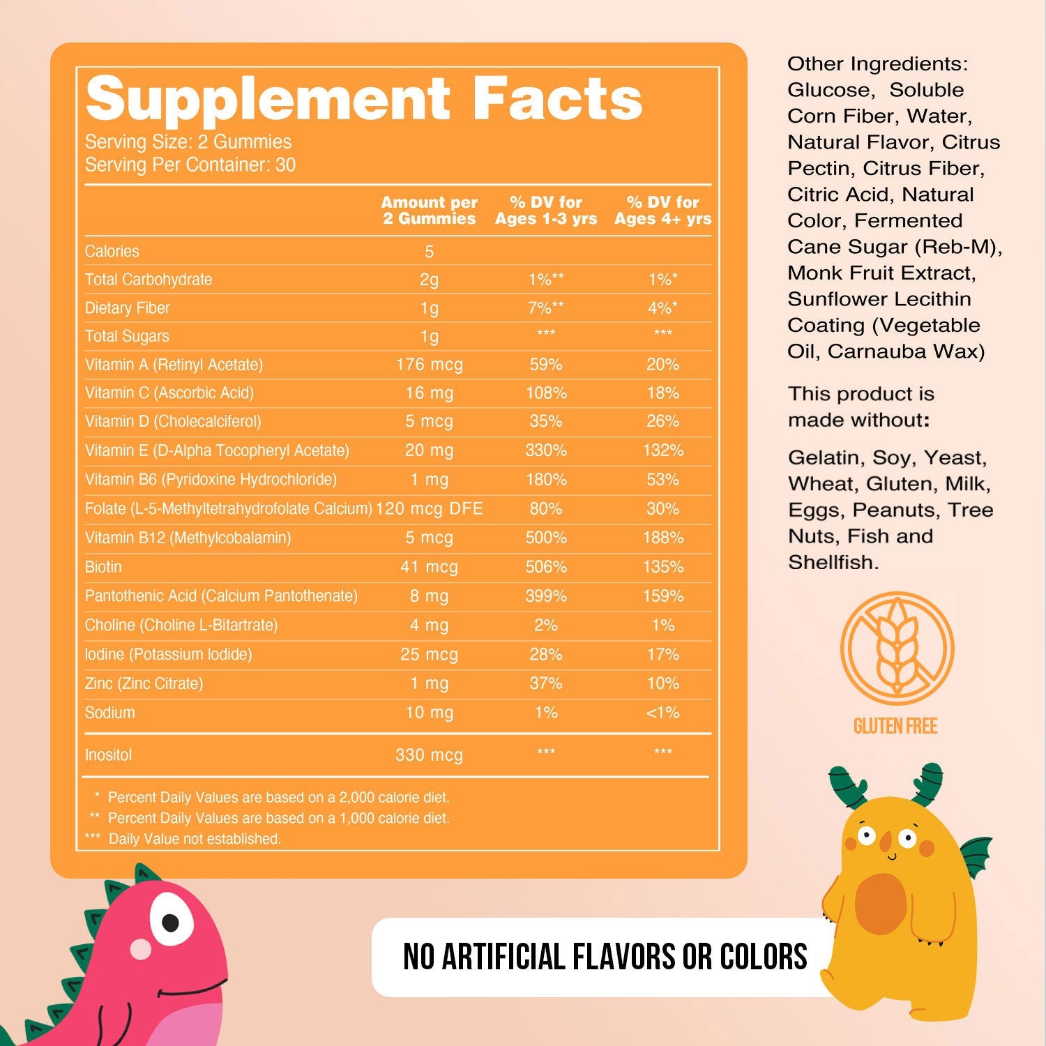 Kids Multivitamin Gummies for Convenient Home or Travel Use