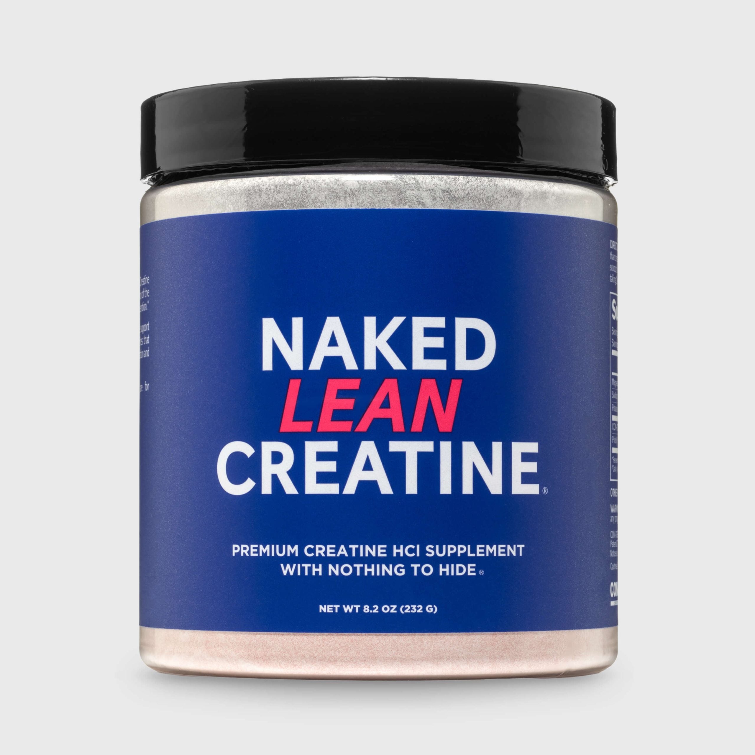 Creatine HCl Powder - Unflavored with an Easy - Mix Workout Format