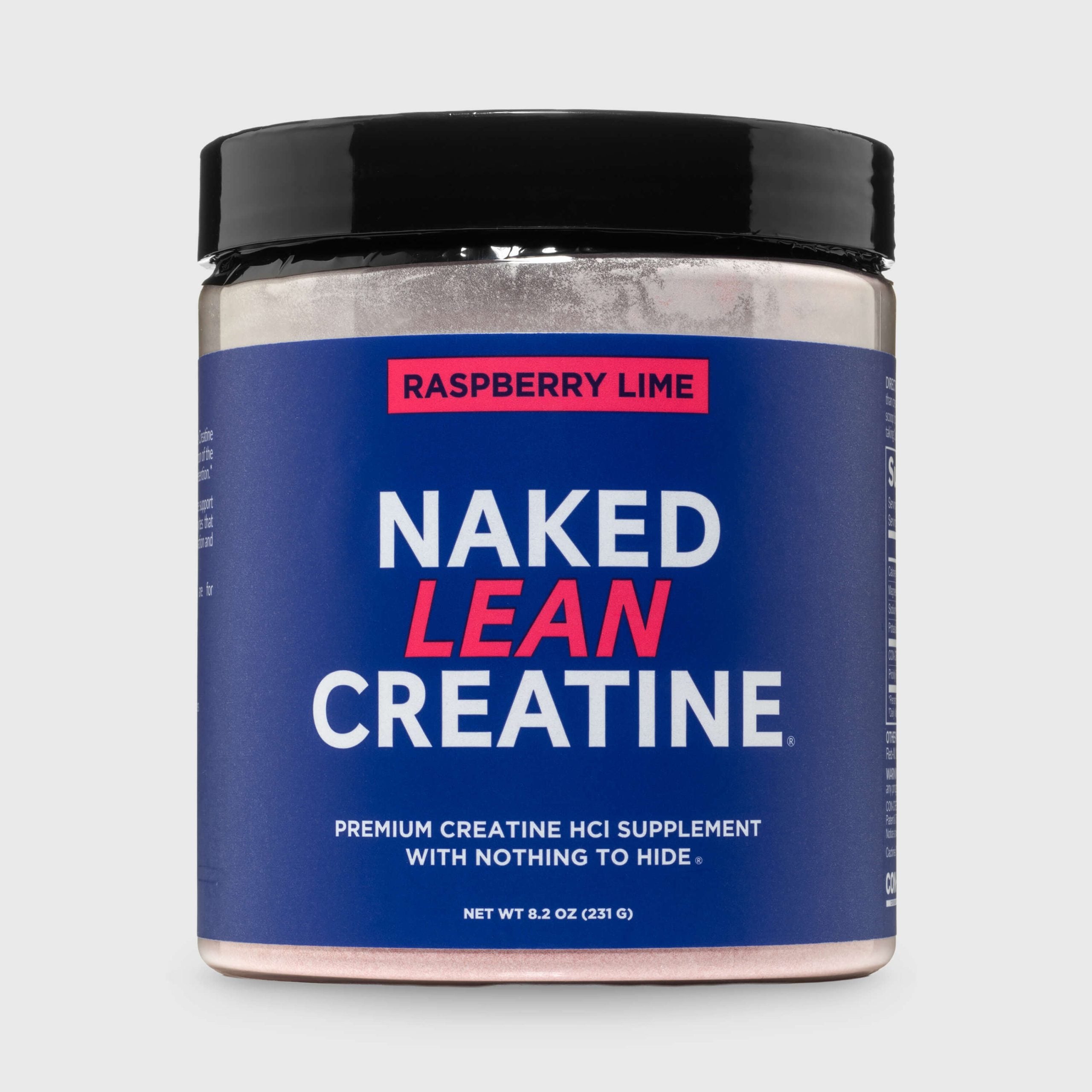 Raspberry Lime Creatine HCl Powder - Raspberry Lime with an Easy - Mix Workout Format