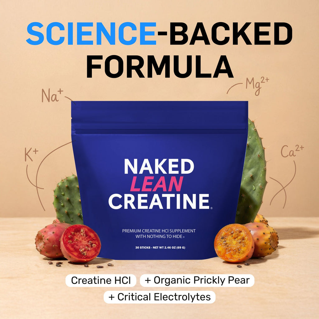 Creatine HCl Travel Packets - Stick Packs with an Easy - Mix Workout Format