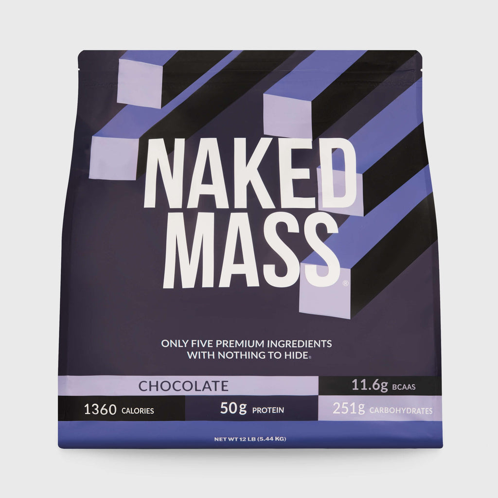 Chocolate Mass Gainer Protein Supplement - Chocolate 12LB with an Easy - Mix High - Calorie Formula