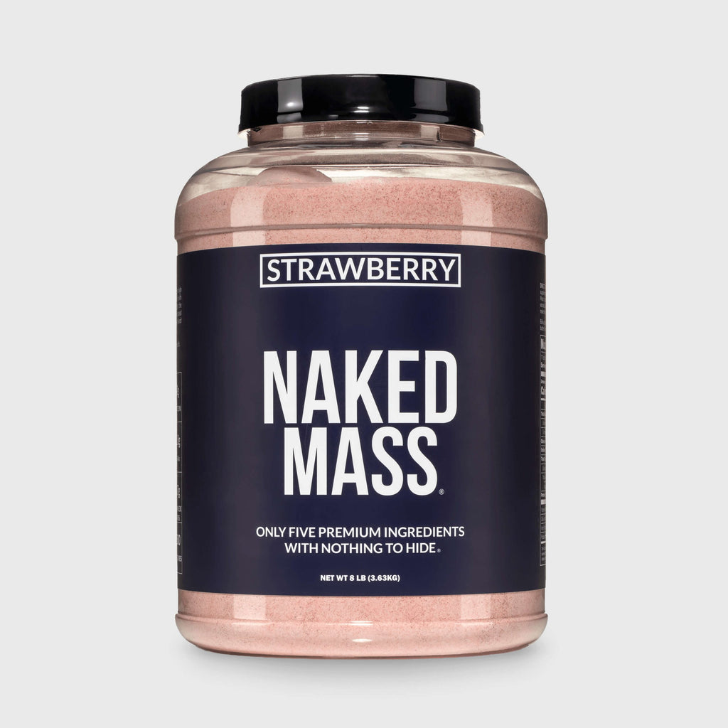 Strawberry Mass Gainer Protein Supplement - Strawberry with an Easy - Mix High - Calorie Formula