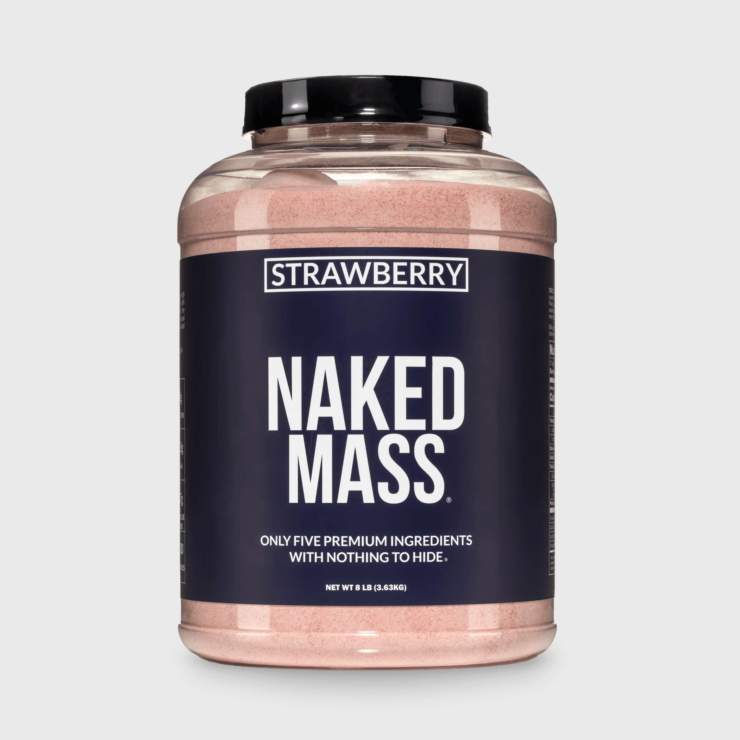 Strawberry Mass Gainer Protein Supplement - Strawberry with an Easy - Mix High - Calorie Formula
