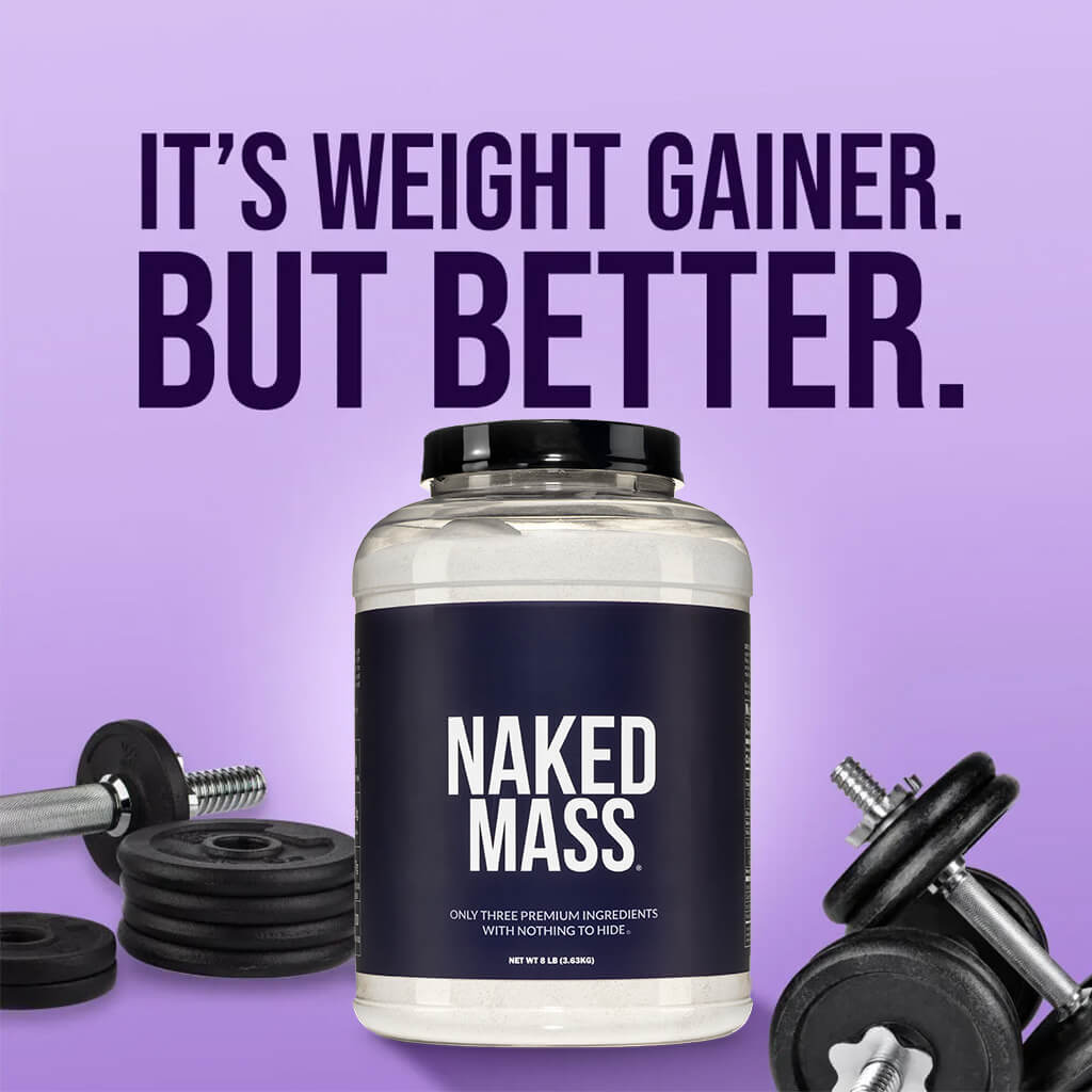 Mass Gainer Protein Supplement - Unflavored with an Easy - Mix High - Calorie Formula