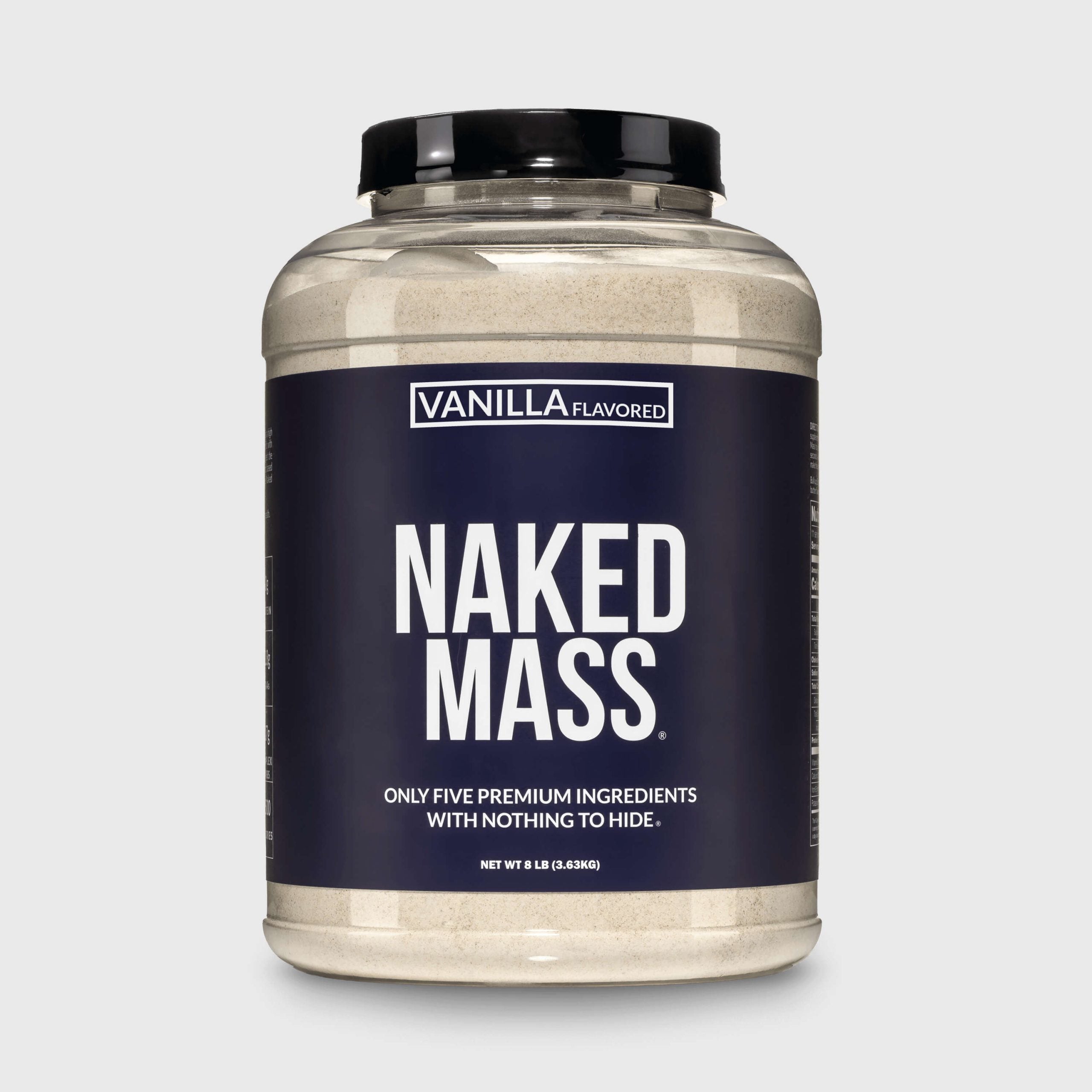 Vanilla Mass Gainer Protein Supplement - Vanilla with an Easy - Mix High - Calorie Formula