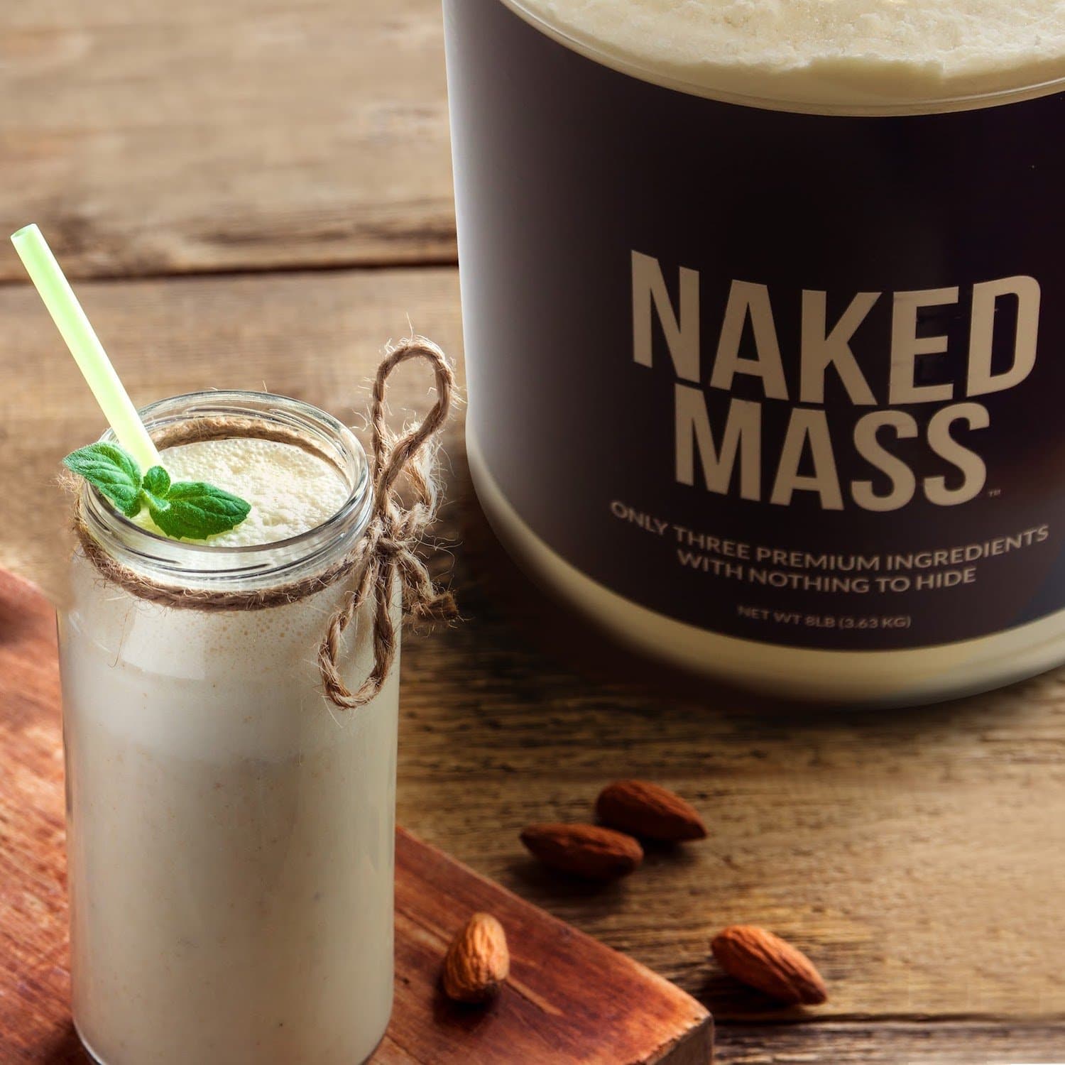 Vanilla Mass Gainer Protein Supplement - Vanilla with an Easy - Mix High - Calorie Formula
