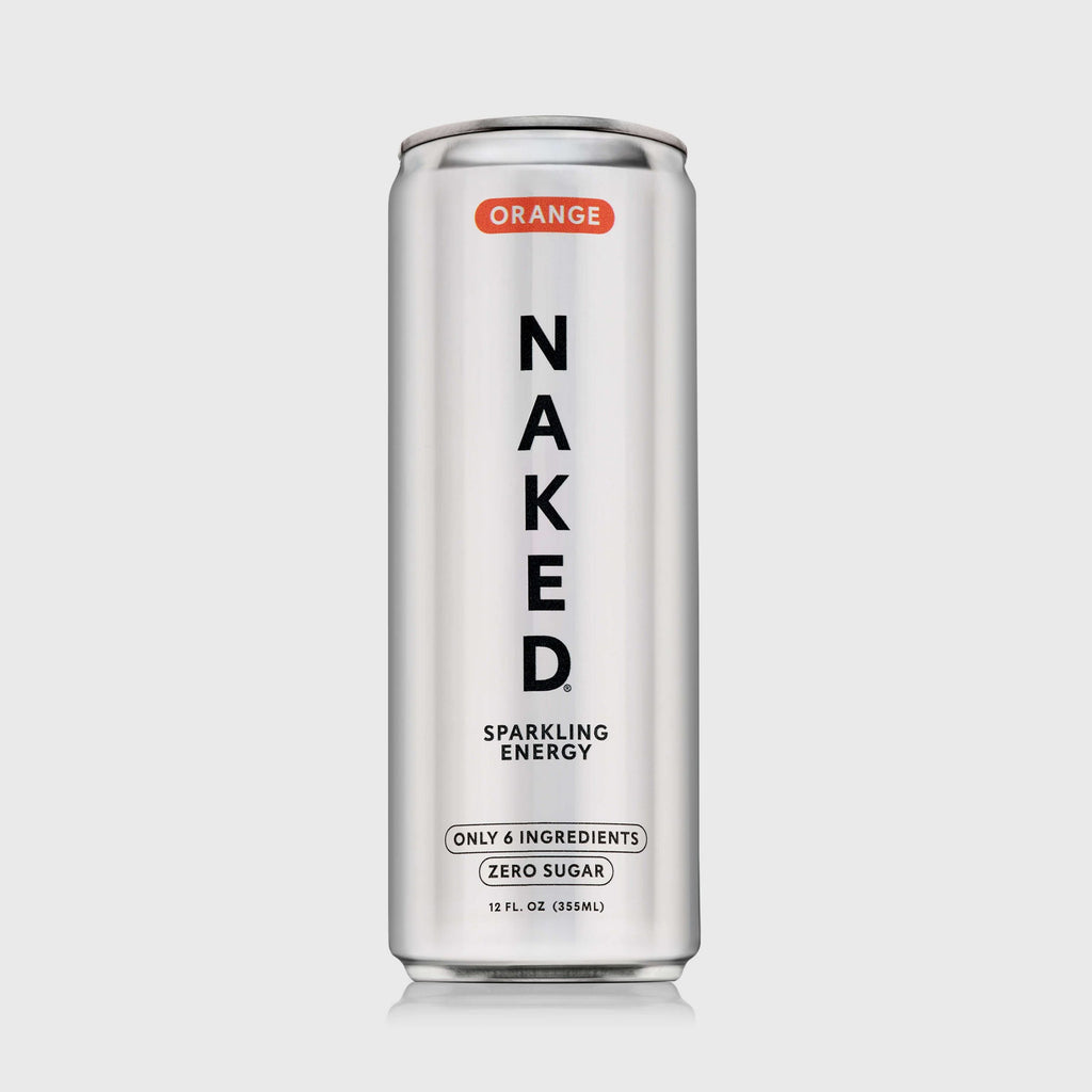 Orange Naked Sparkling Energy - Orange with a Convenient Shake - Friendly Formula