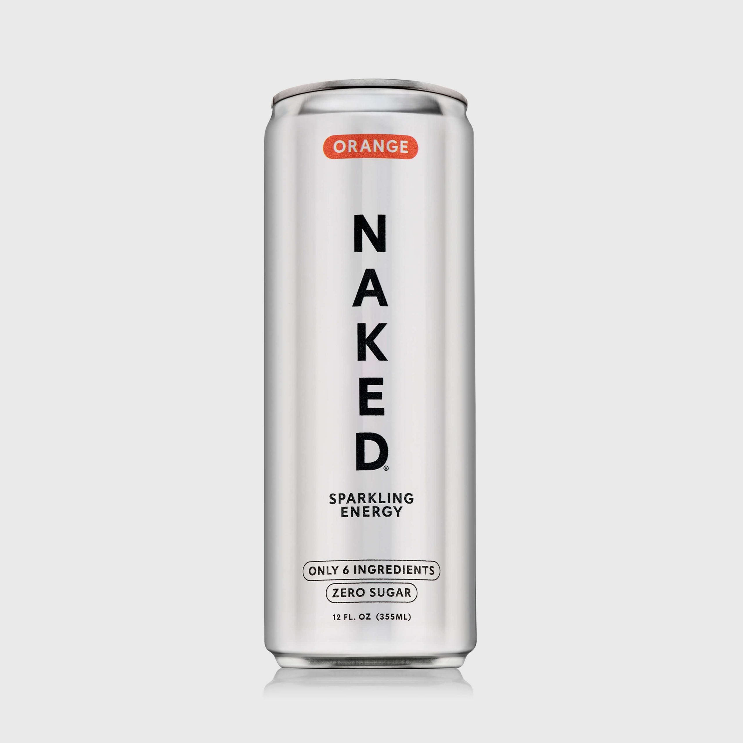 Orange Naked Sparkling Energy - Orange with a Convenient Shake - Friendly Formula