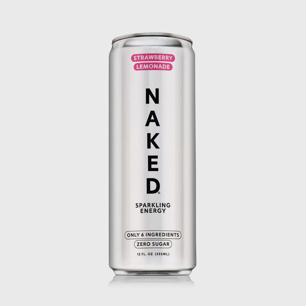 Strawberry Lemonade Naked Sparkling Energy - Strawberry Lemonade with a Convenient Shake - Friendly Formula