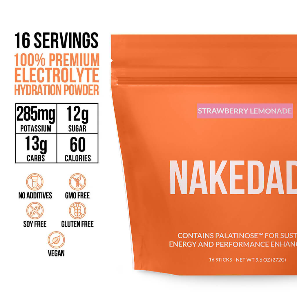 Electrolytes Powder Packets - Strawberry Lemonade - Strawberry Lemonade with a Convenient Single - Serve Format