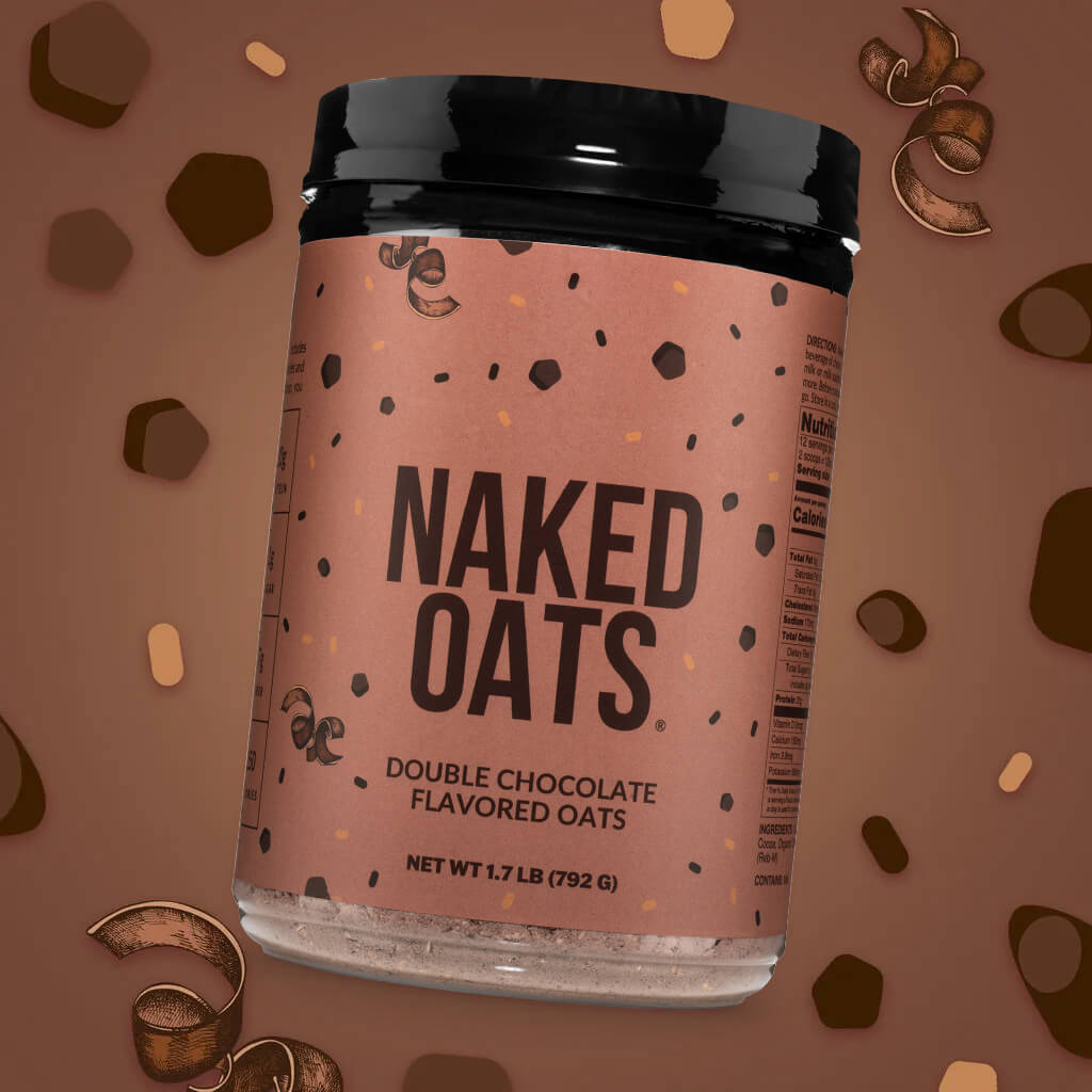 Double Chocolate Protein Oats - Double Chocolate for Warm, Convenient Morning Meals