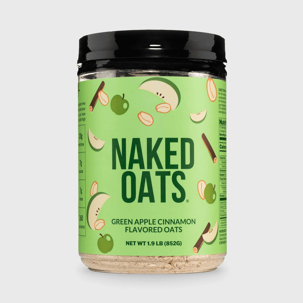 Green Apple Cinnamon Protein Oats - Green Apple Cinnamon for Warm, Convenient Morning Meals