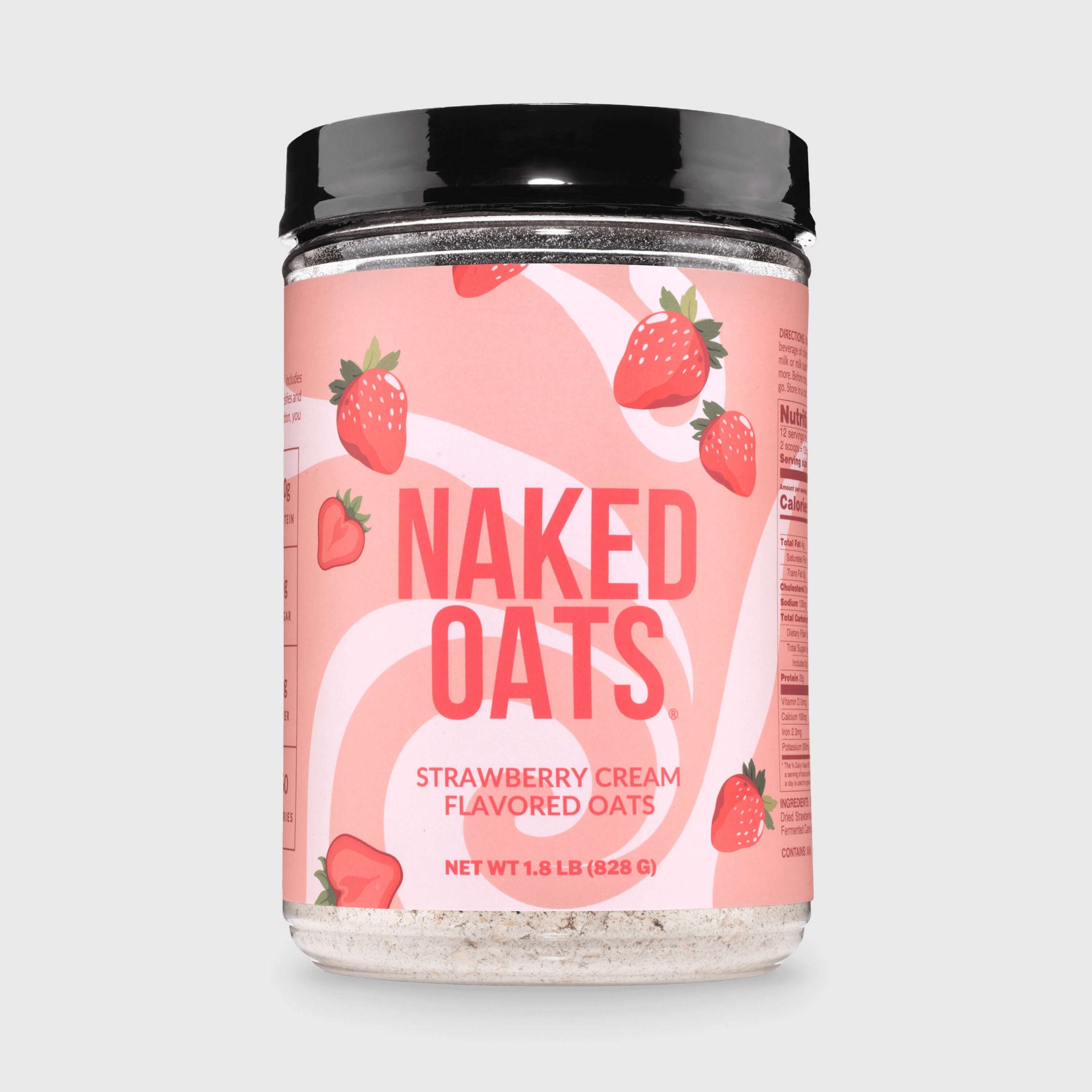 Strawberry Cream Protein Oats - Strawberry Cream for Warm, Convenient Morning Meals