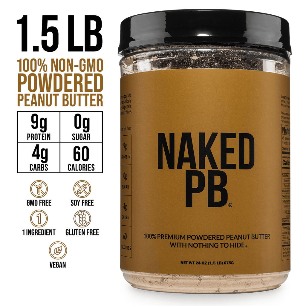Powdered Peanut Butter - PB - 1.5 LB for Easy Mixing at Home or On the Go