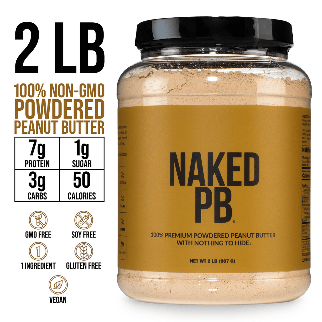 Powdered Peanut Butter - PB - 2 LB for Easy Mixing at Home or On the Go