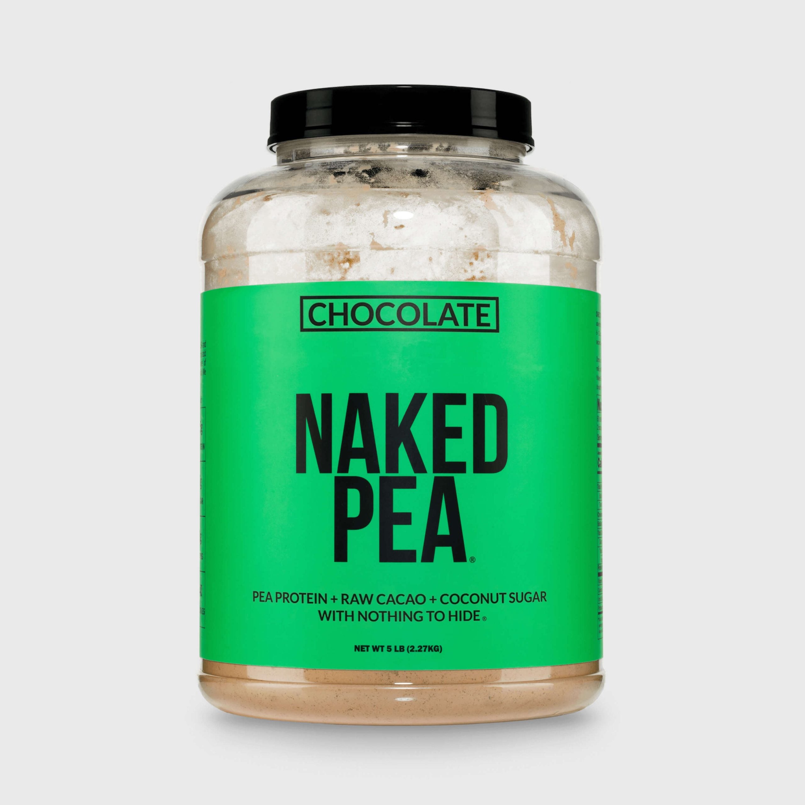 Chocolate Pea Protein Powder - Chocolate - Bulk Size for Easy Mixing at Home or On the Go
